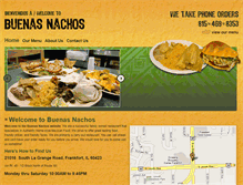 Tablet Screenshot of buenasnachos.com